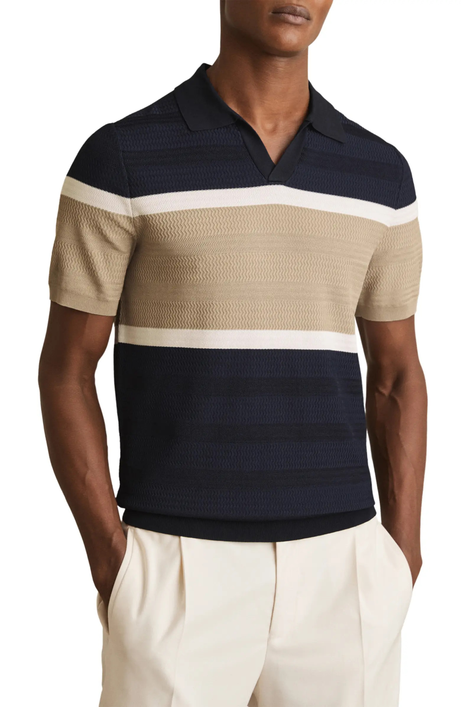 Reiss Jefferson Colorblock Polo | Nordstrom | Nordstrom