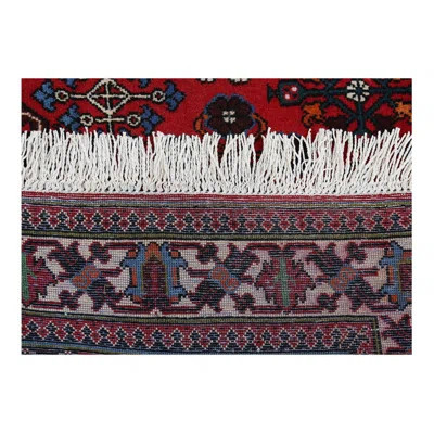 Denali One-of-a-Kind 4'4'' X 13'2'' Runner Wool Area Rug Red , Navy Blue | Wayfair North America