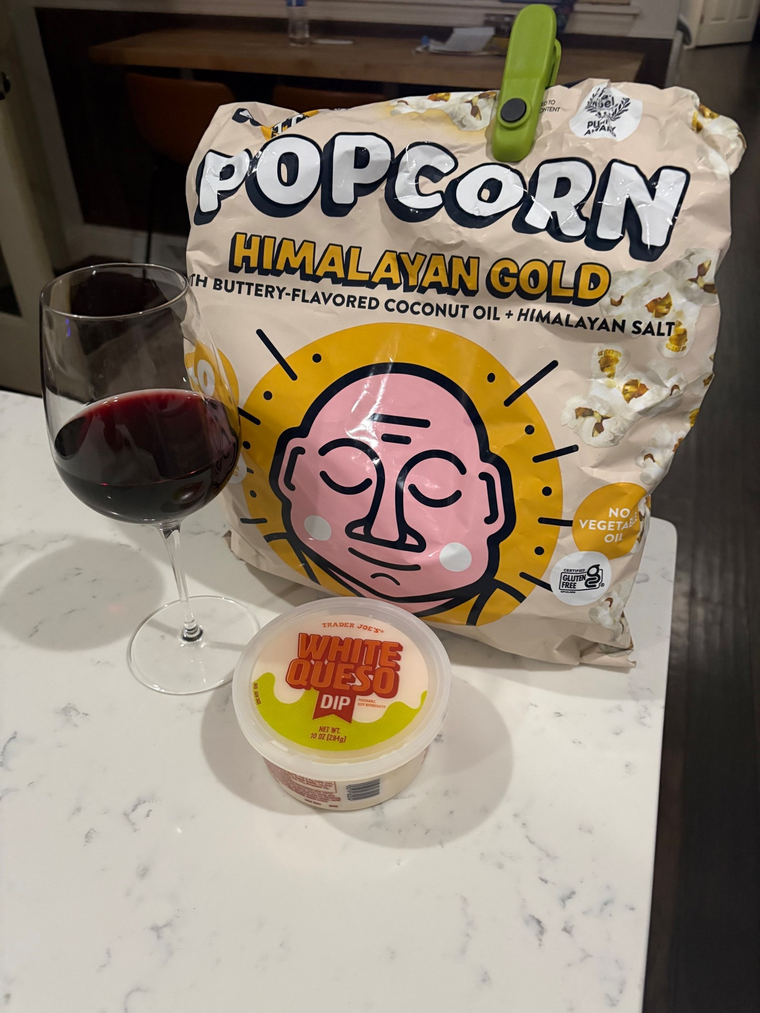 Sometimes a glass of Cabernet 🍷 + queso and popcorn is exactly what this momma needs to unwind after a long few days! What are your “go to” snacks (especially when your fave reality tv show is playing)?! 🙋🏻‍♀️🍿 🫕 

#LTKselfcare #LTKdayinmylife #LTKmomlife