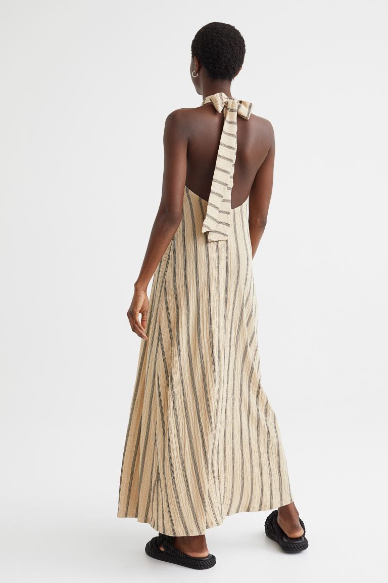 Crinkled Halterneck Dress | H&M (US + CA)