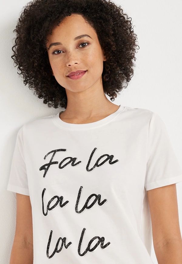 Fa La La Graphic Tee | Maurices