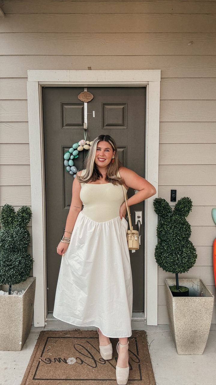 wearing a size M in dress 

#LTKSeasonal #LTKootd #LTKdayinmylife