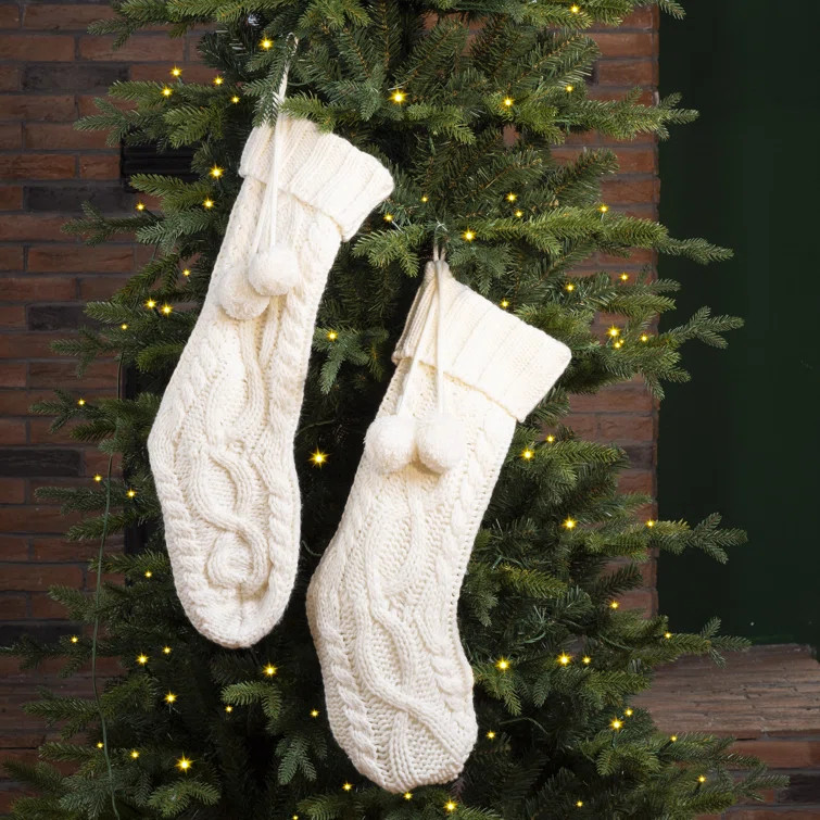 Knitted Christmas Stocking | Wayfair North America