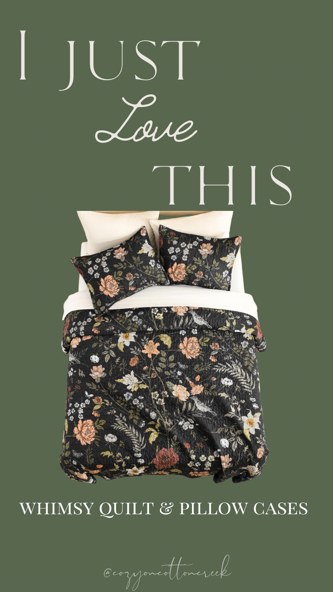 Floral whimsical bedding quilt set

#LTKHome