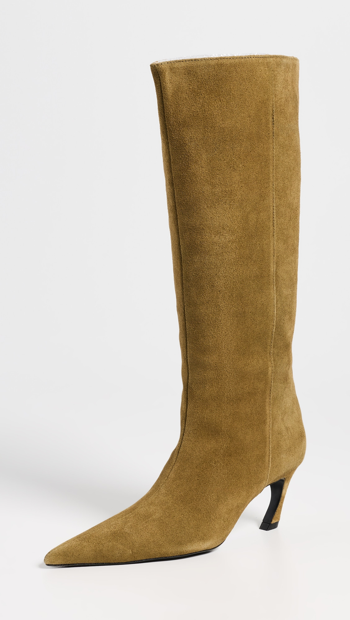 Schutz Lexi Mid Boots Dried Olive 5.5 | Shopbop