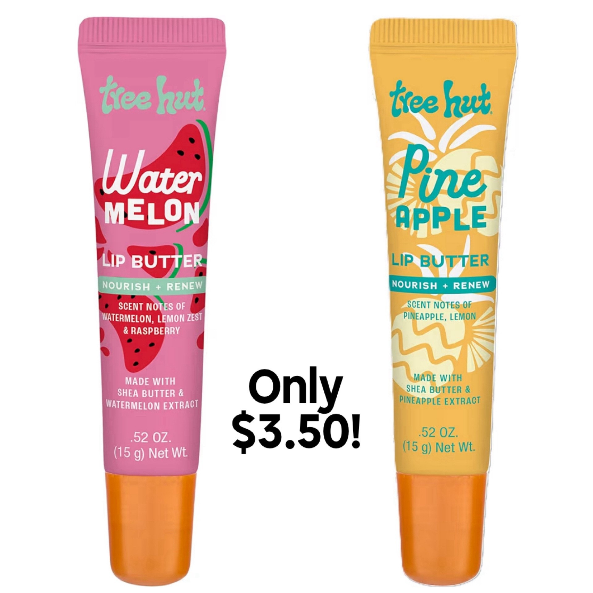 Tree Hut Lip Butter in Watermelon and Pineapple flavors are down to only $3.50 today at Amazon - the best pricing I’ve seen all year!! This is such a great clean lip balm formula, and you cannot beat the price! 🍉 🍍 Great for gifting also! 

#LTKBeauty #LTKGiftGuide #LTKSaleAlert