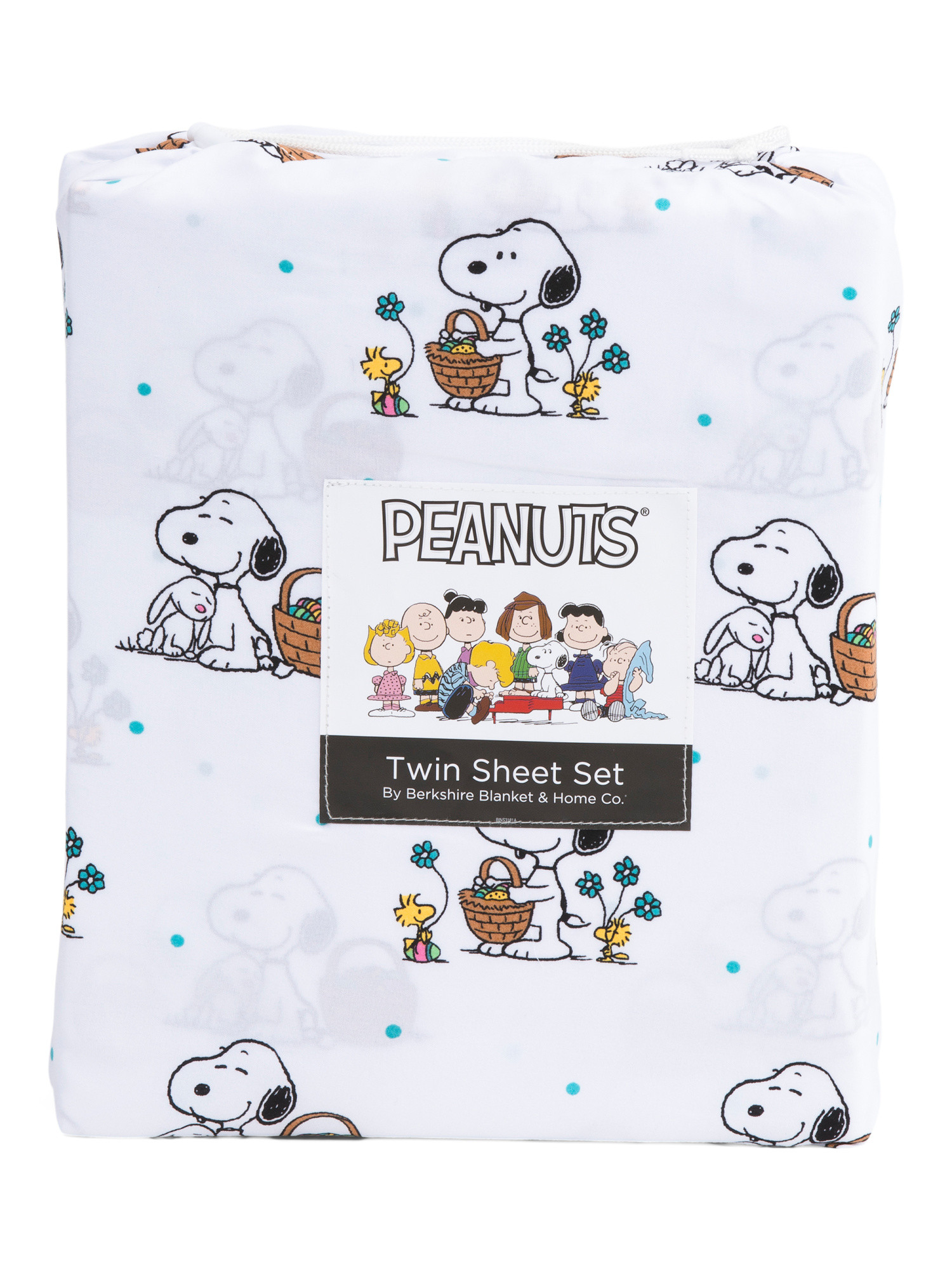 Snoopy The Easter Bunny Sheet Set | TJ Maxx