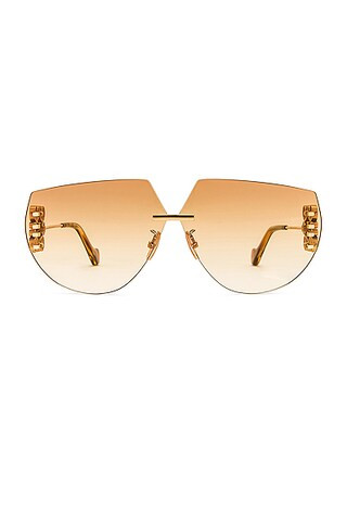 Metal Anagram Sunglasses | FWRD 