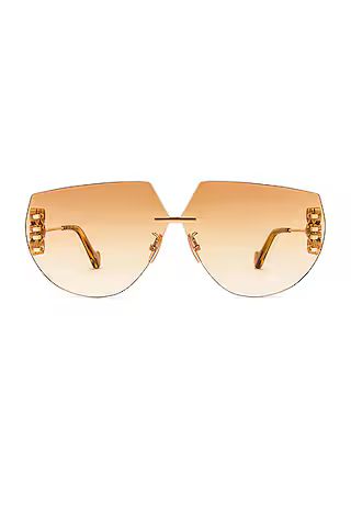 Metal Anagram Sunglasses | FWRD 
