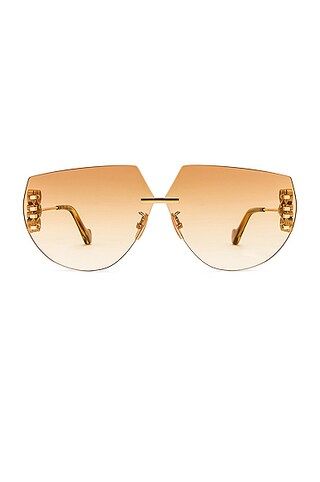 Metal Anagram Sunglasses | FWRD 