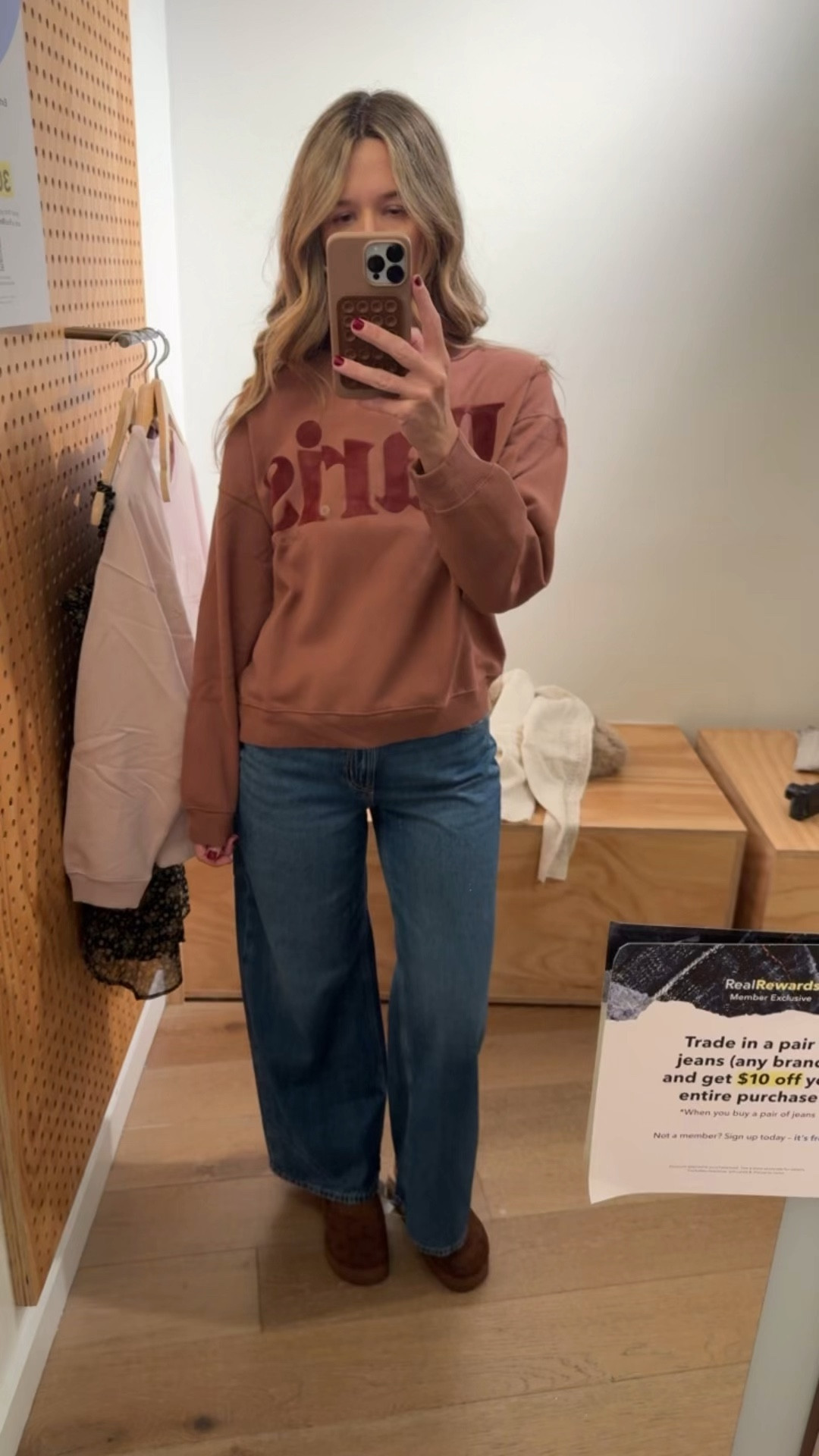 AMERICAN EAGLE JEANS SALE - 30% off PANTS + JEANS in the app or 25% off on the site 🤎 fall outfits, jeans, sweatshirts, pants
Jeans and clogs tts 

#LTKSeasonal #LTKSaleAlert #LTKFindsUnder100