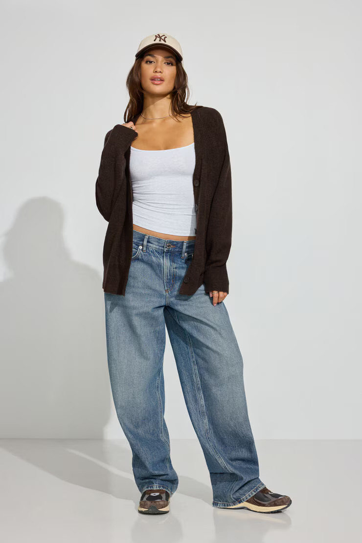 Long Sleeve Spongy Oversized Cardigan | Garage Clothing