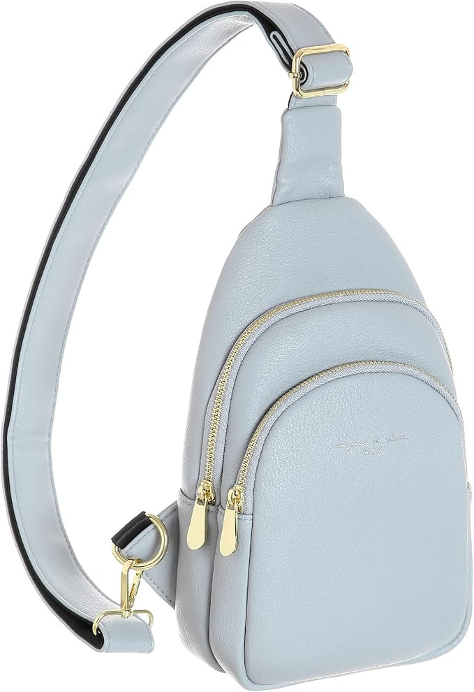 INICAT Small Crossbody Sling Bag Fanny Packs Purses Chest Bag for Women Men Teen Girls | Amazon (US)