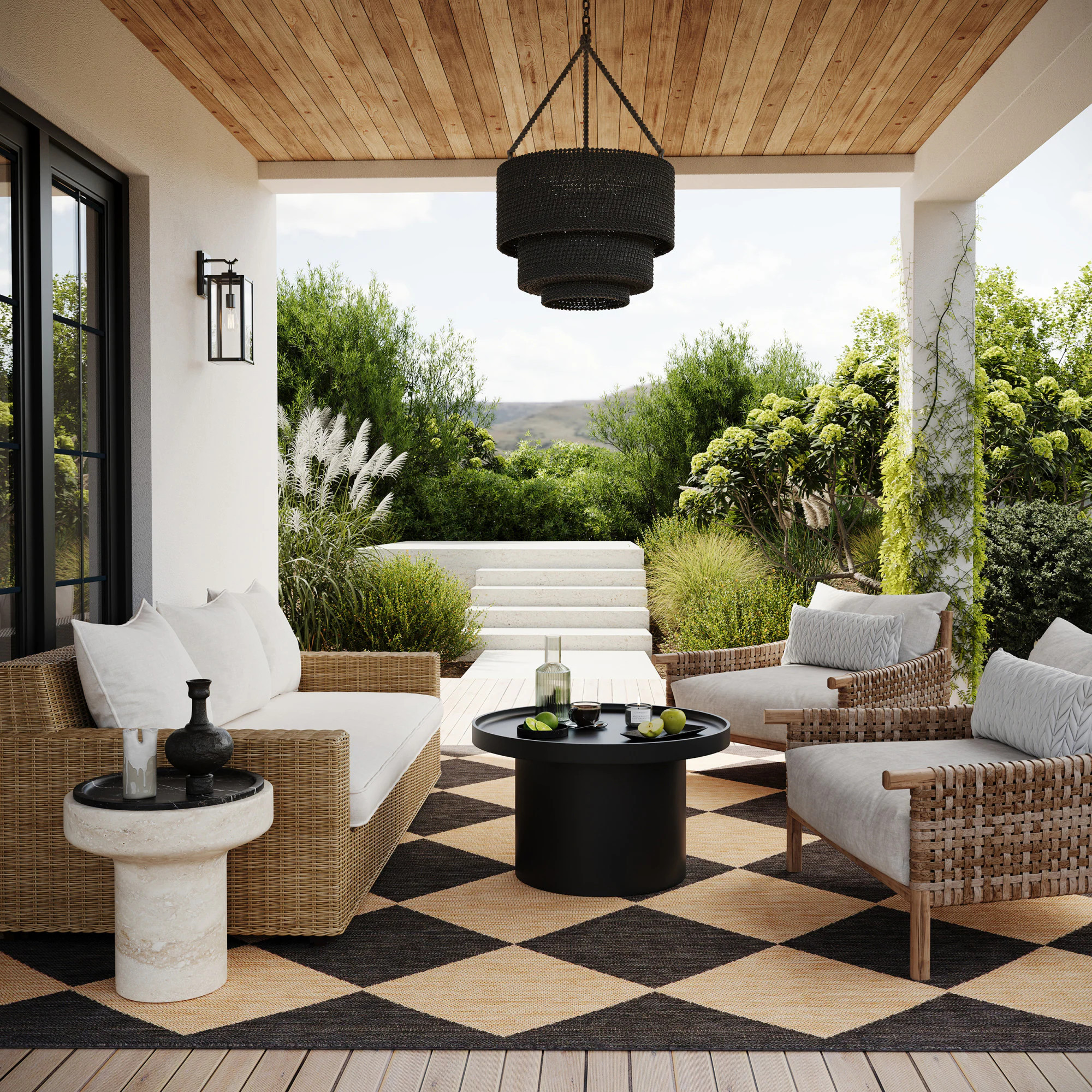 nuLOOM Sabina Diamond Trellis Indoor/Outdoor Area Rug Polyester one_size in Gray | 200GBCB52B-6709 | Lowe's