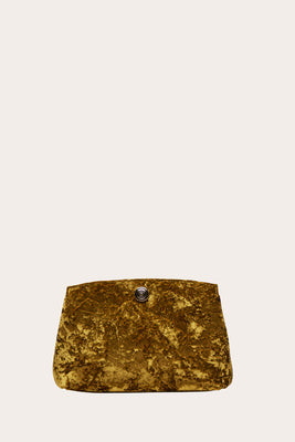 Pushlock Pouch Green Velvet | LITTLE LIFFNER