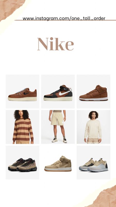 All things Nike

Can you tell my favorite color right now is brown?

Featured colors
Pecan 
Dark Driftwood
Rattan


Tall, tall style, tall fashion, tall finds
Fall fashion, fall, fall finds, 90’s fashion, y2k fashion, LTK sale
Gift guides, gifts for her, gifts for family, LTK Holiday, LTK Gift Guide


#LTKGiftGuide #LTKHoliday #LTKSeasonal