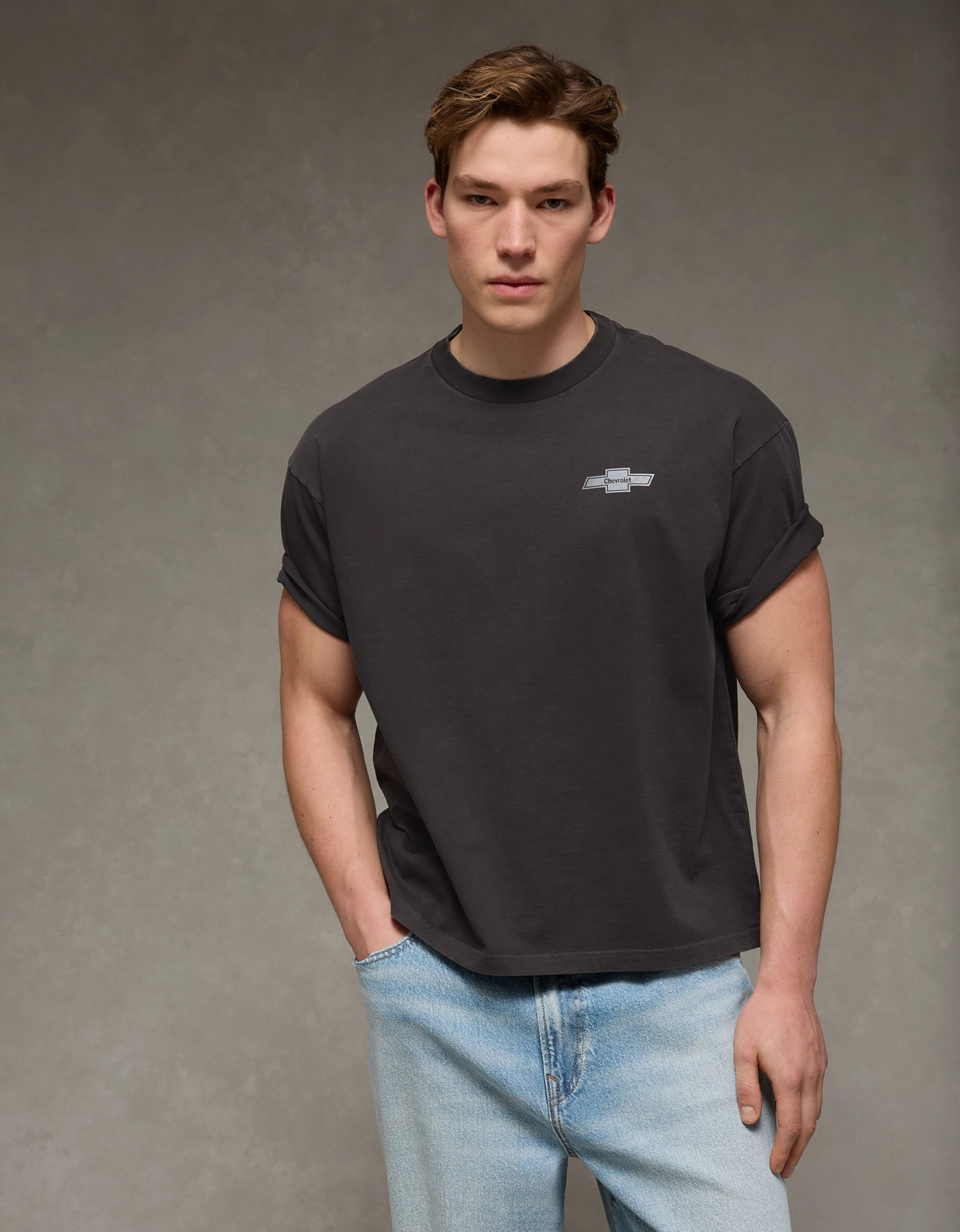 AE Boxy Fit El Camino Graphic T-Shirt | American Eagle Outfitters (US & CA)