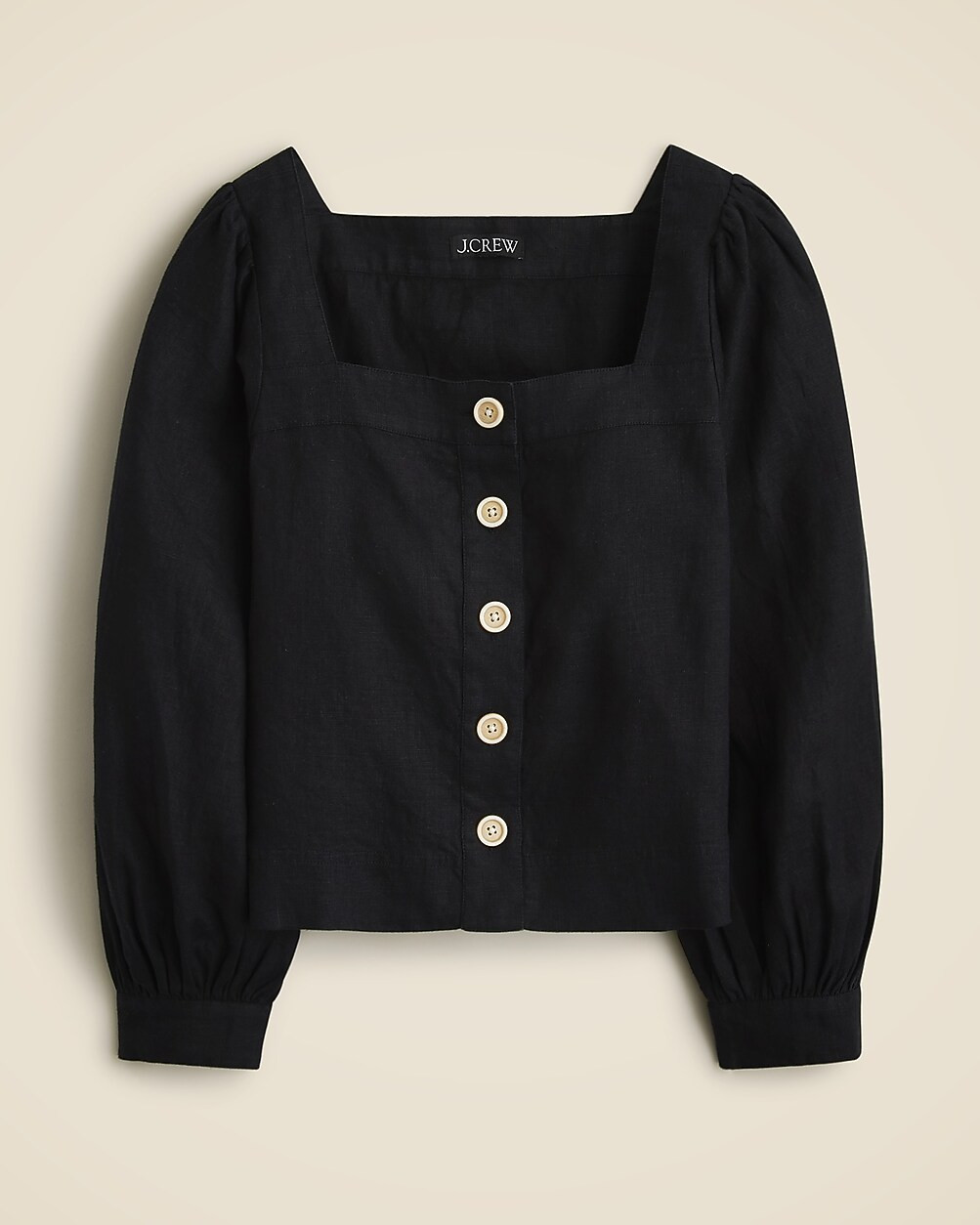 best sellerSquareneck button-up top in linen$62.50-$82.99$98.00Limited time. Price as marked.Blac... | J. Crew US