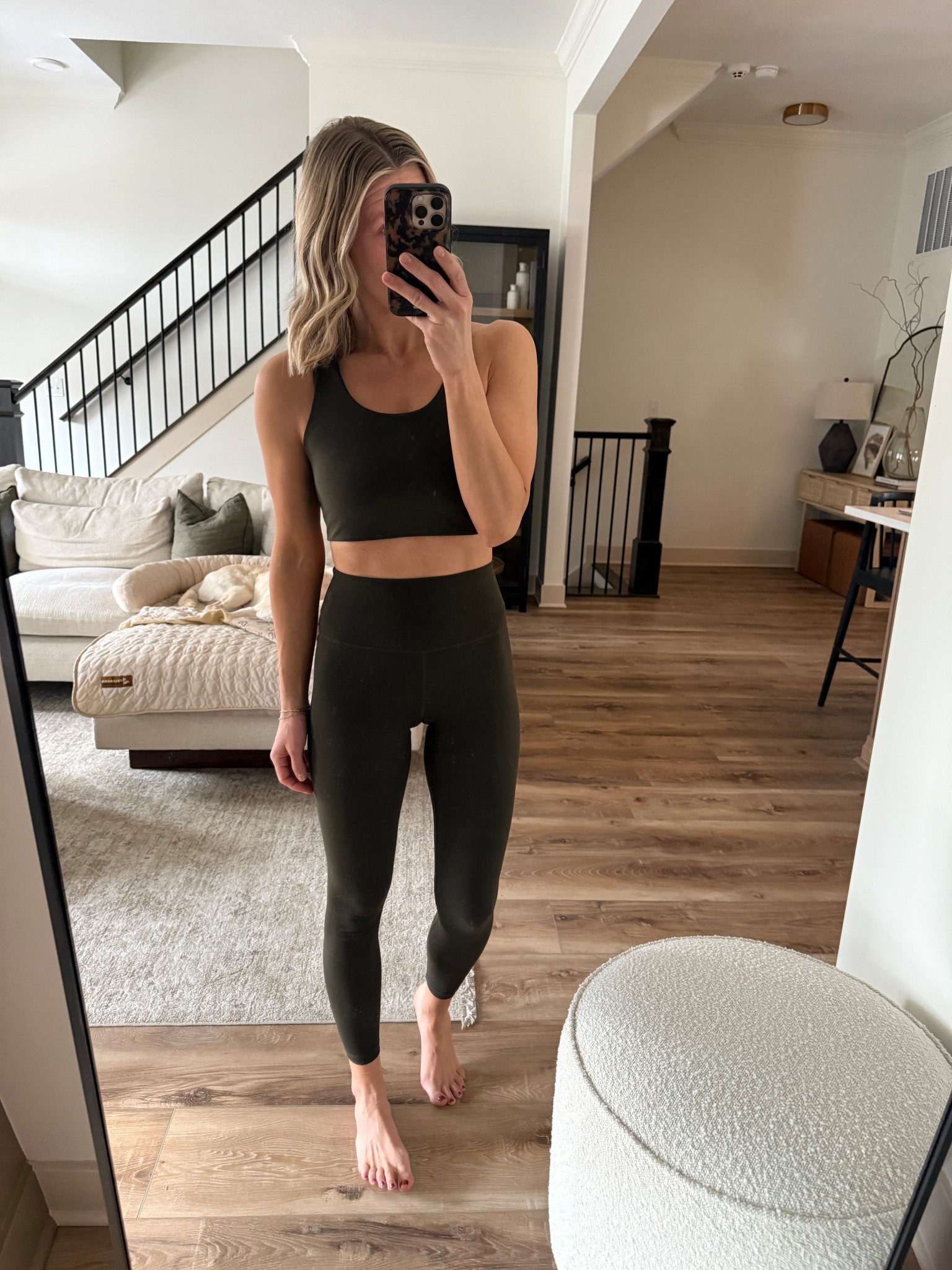 Wearing XS leggings, small sports bra (cakes under)

#LTKOver40 #LTKActive #LTKFindsUnder50