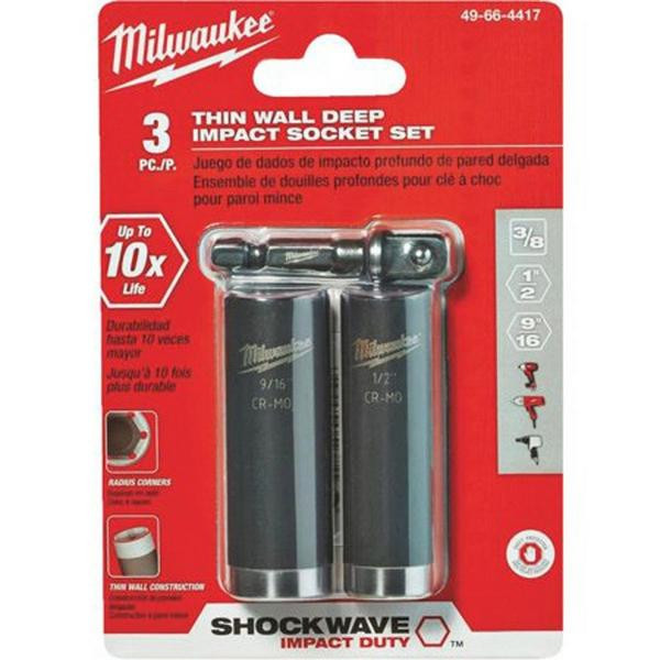 Milwaukee SHOCKWAVE 1/2 inch Impact Ready Deep Socket | Scheels Sports