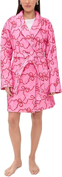 LoveShackFancy Women's Indie Cotton Bathrobe | Amazon (US)