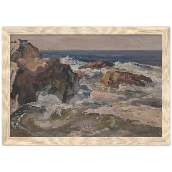 FRAMED LANDSCAPE PAINTING  Vintage Landscape  Wall Art  - Etsy | Etsy (US)