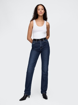 Curvy High Rise '90s Straight Jeans | Gap (US)