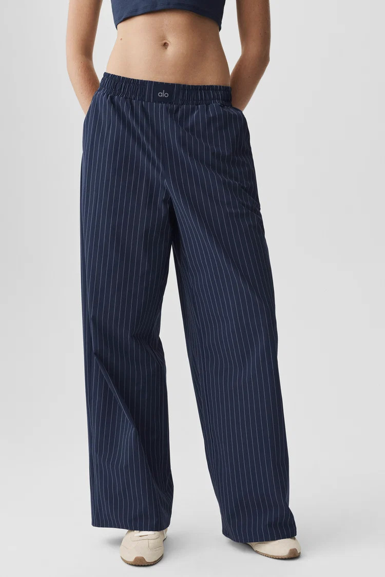 Pinstripe Daylight Boxer Pant (Regular) | Alo Yoga