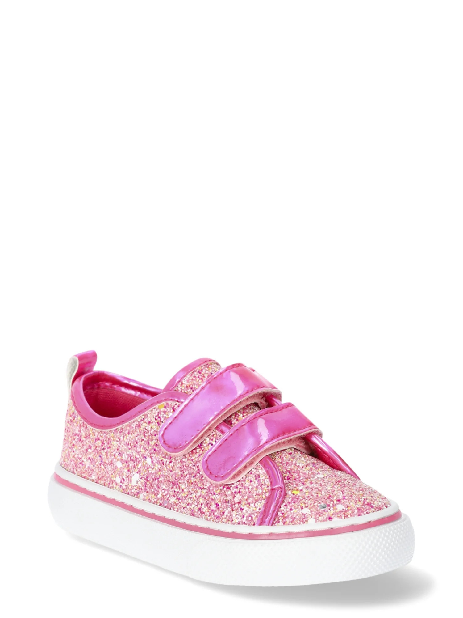 Wonder Nation Toddler Girl Canvas Skate Sneakers, Sizes 5-12 | Walmart (US)