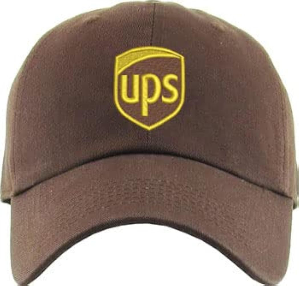 UPS United Parcel Service Embroidered Brown Hat Adjustable Cotton Cap | Amazon (US)