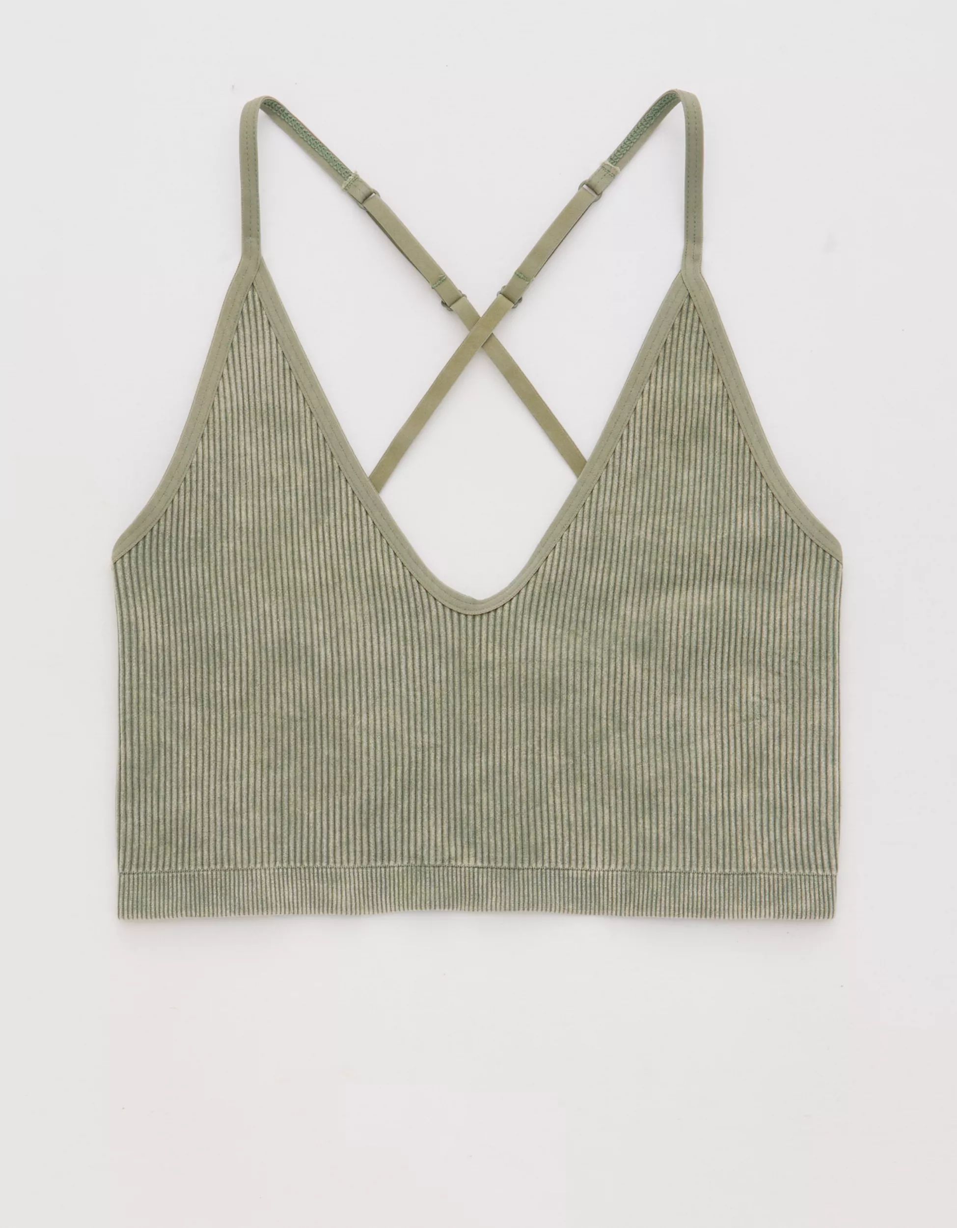 Superchill Seamless Strappy Back Bra Top | Aerie