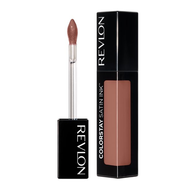Revlon ColorStay Satin Ink Liquid Lipstick, Longwear Rich Lip Colors, 001 Your Go-To, 0.17 fl. oz | Walmart (US)