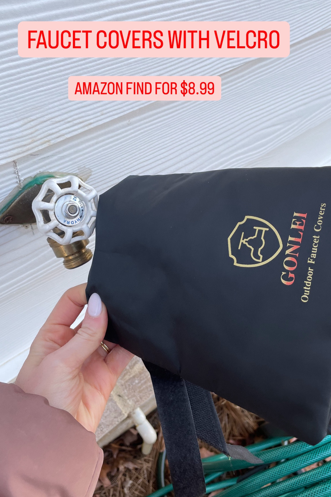 Faucet covers 2 on sale now for $7.99!!  So convenient to grab and Velcro to secure pipes in freezing temps!

#LTKHome