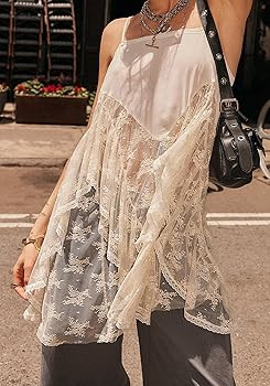 Jenkoon Womens Lace Slip Dress Sweet Summer Mini Dress with Adjustable Straps Square Neckline Sli... | Amazon (US)