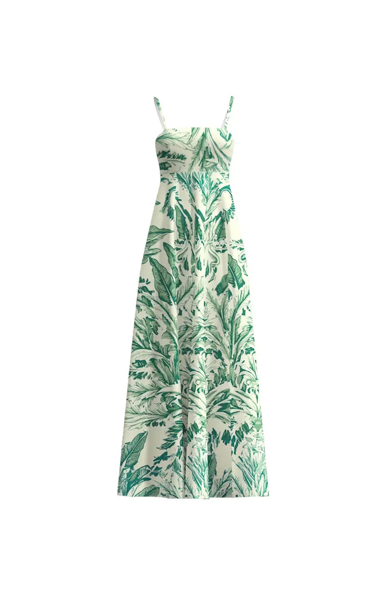 DIARRABLU Toile Olive Oria Midi Dress Cotton Poplin | Nordstrom | Nordstrom