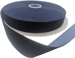 KLTRIBBON Nylon Velvet Ribbon Single Faced,1 Inch X 25Yards Spool (Navy Blue) | Amazon (US)
