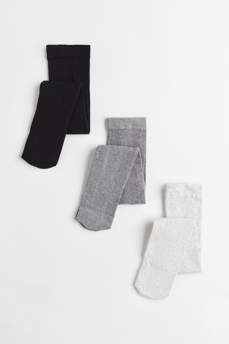 3-pack Fine-knit Tights | H&M (US)