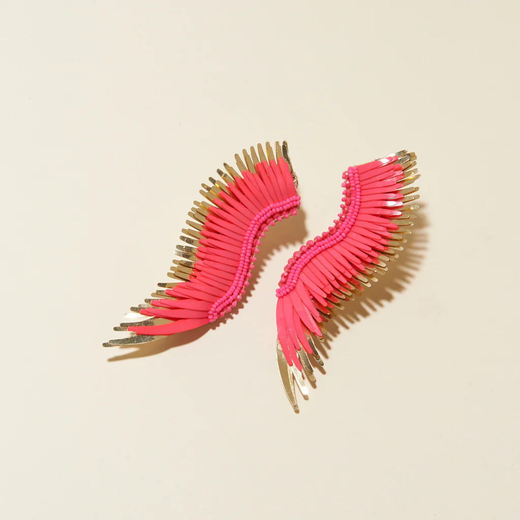 Madeline Earrings Hot Pink | Mignonne Gavigan