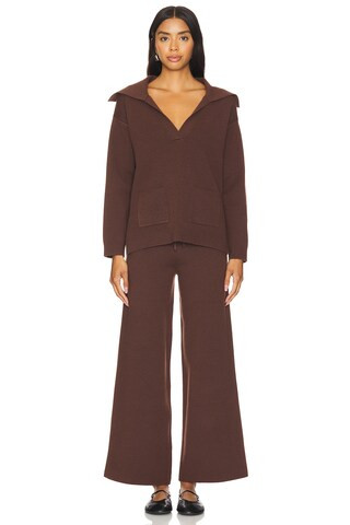 525 Miranda Wide Leg Pant in Shaved Chocolate from Revolve.com | Revolve Clothing (Global)