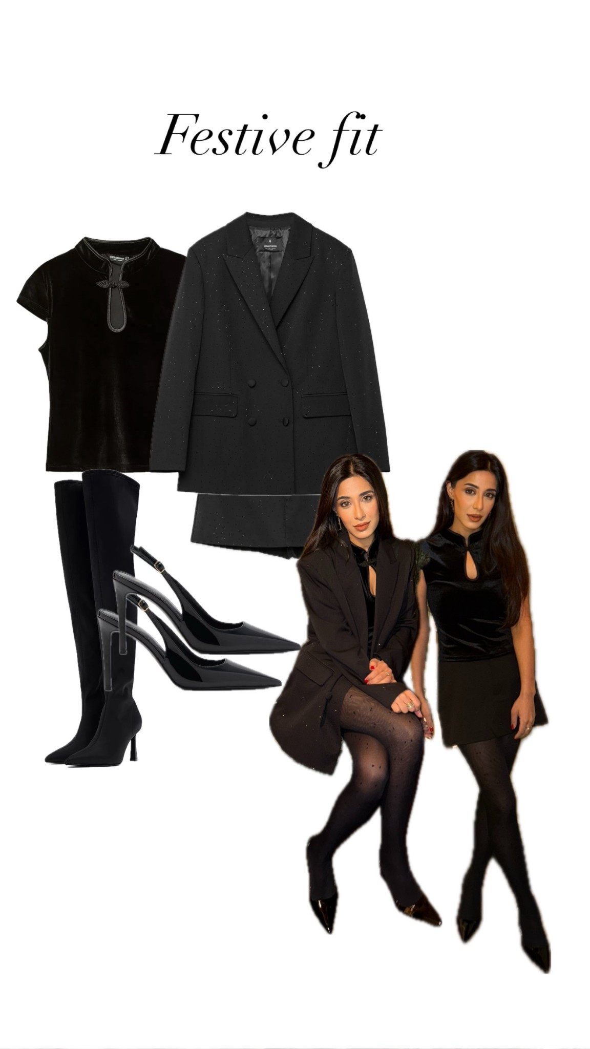 Festive night out? This fit has you covered. Added the boots as both work perfectly with this outfit! 

#LTKdatenight #LTKCyberWeek #LTKwinter