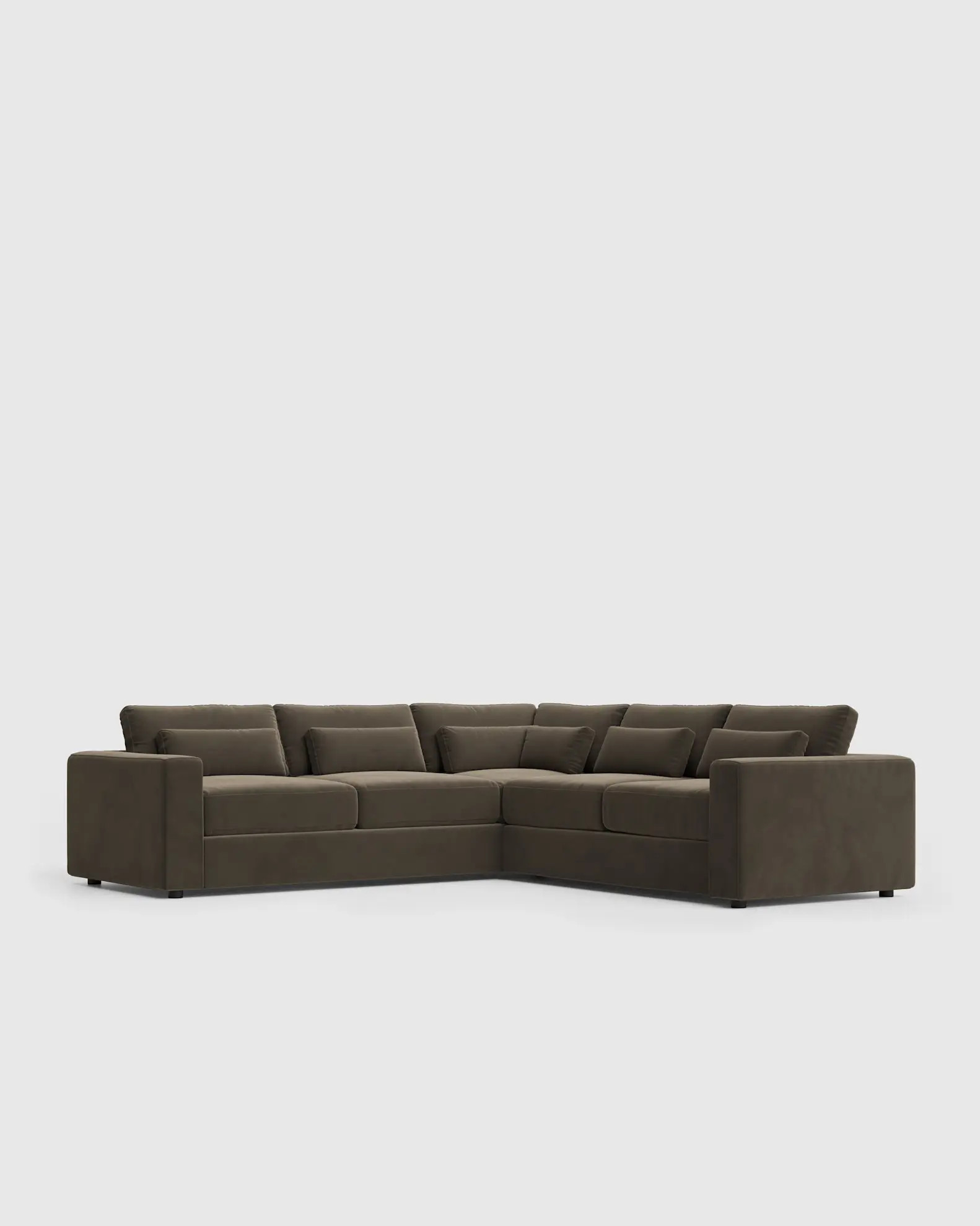 Ashford Deep Seat L Sectional in Performance Velvet | Quince
