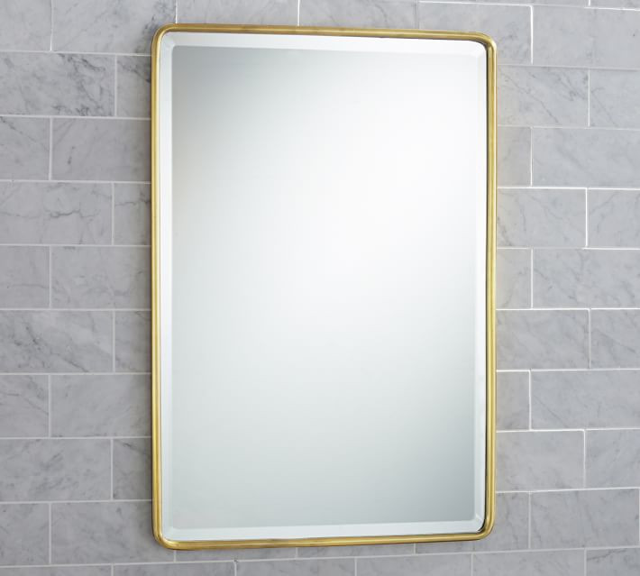 Vintage Rounded Rectangular Recessed Medicine Cabinet | Pottery Barn (US)