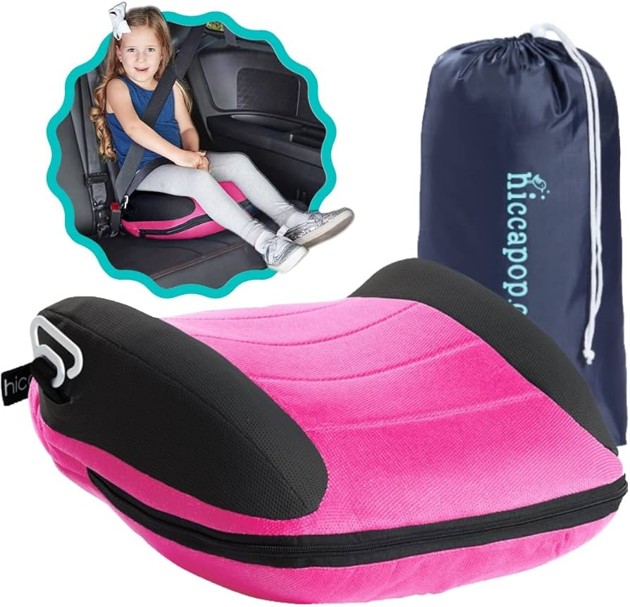 Hiccapop UberBoost Inflatable Booster Car Seat | Blow up Narrow Backless Booster Car Seat for Tra... | Amazon (US)