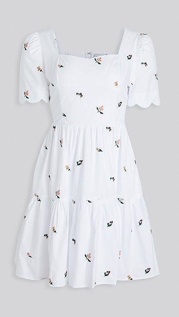 Floral Embroidered Tiered Dress | Shopbop