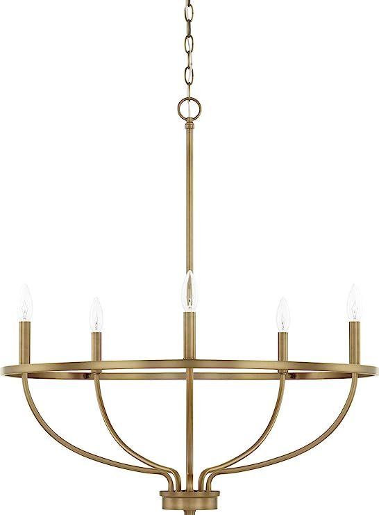 HomePlace Lighting 428551AD Greyson Urban/Industrial Vine-Style Round Candle Chandelier, 5-Light ... | Amazon (US)