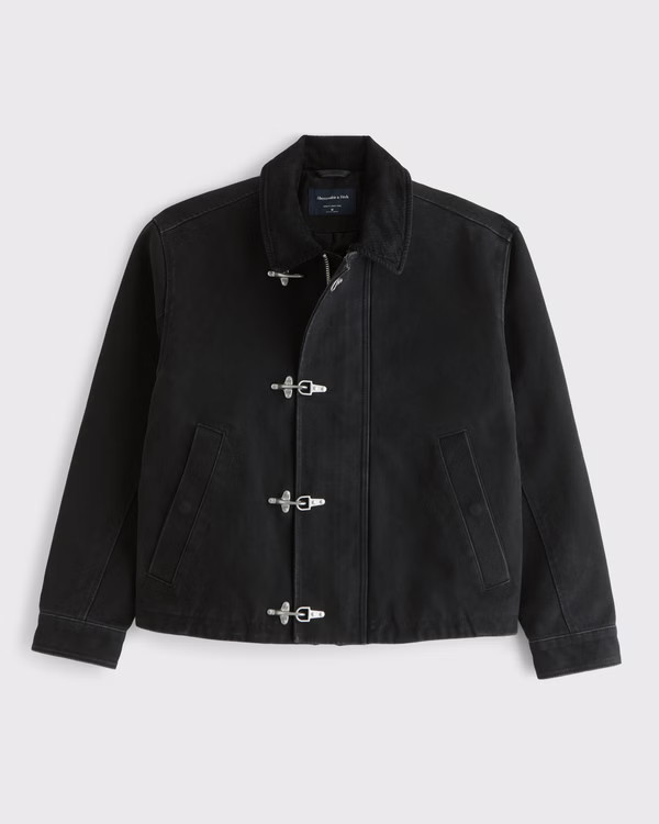 Men's Fireman Clasp Workwear Jacket | Men's New Arrivals | Abercrombie.com | Abercrombie & Fitch (US)