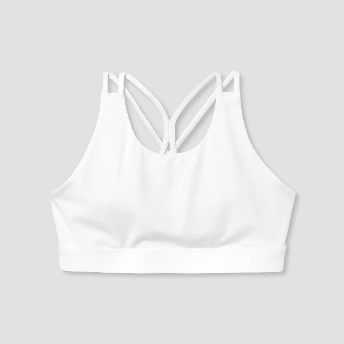 Girls' Microfiber Bra - All In Motion™ White M | Target