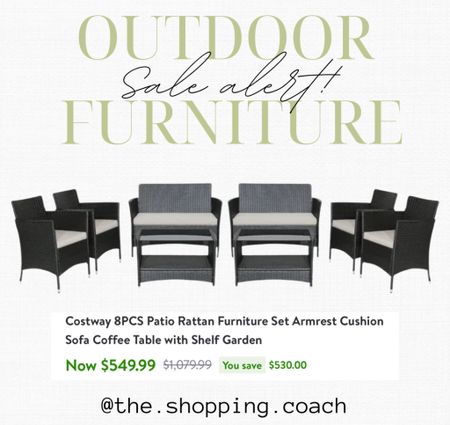 Outdoor Furniture Sale Alert! 

#LTKSeasonal #LTKhome #LTKsalealert