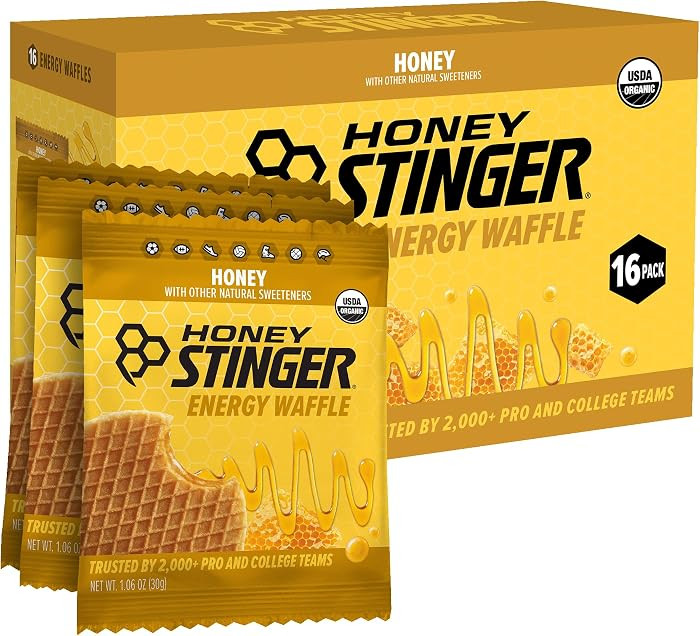 Honey Stinger Organic Honey Waffle, Energy Stroopwafel for Exercise, Endurance and Performance, S... | Amazon (US)