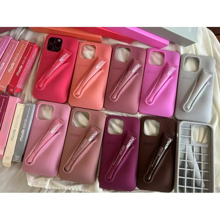 Hot! Rhode Phone Case with Lip Tint, Lip Gloss Phone Case Cute for iPhone 13/14/15/16 Pro Max for... | Walmart (US)